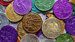 Money coins currency multicolor