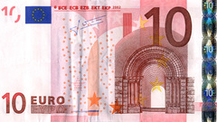 Money Euro currency banknote
