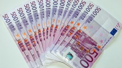 Money Euro currency banknote euros