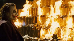 Money fire the joker