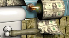 Money funny toilets