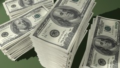 Money hundred dollar bill Stacked