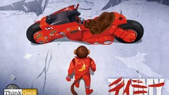 Monkeys akira motorbikes thinkgeek