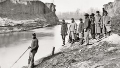 Monochrome American Civil War old west