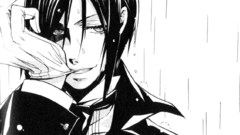 Monochrome Anime Manga brunettes