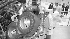 Monochrome Apollo lunar Rover