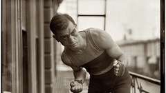 Monochrome boxer old photography