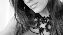 Monochrome brunettes woman Roberta