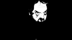 Monochrome caricature stanley kubrick