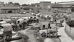 Monochrome civil war old west