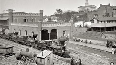 Monochrome civil war old west