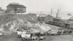 Monochrome civil war old west