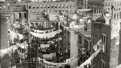 Monochrome clothes buildings historic old photography clothes 