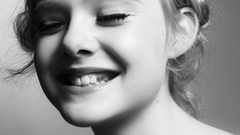 Monochrome elle fanning long neck