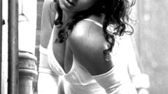 Monochrome Geri Halliwell greyscale