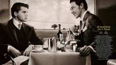 Monochrome james mcavoy trains Alfred Hitchcock Emile Hirsch 