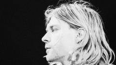 Monochrome kurt cobain