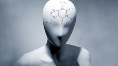 Monochrome masks science fiction chemicals equations