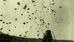 Monochrome parachuting