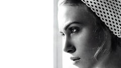 Monochrome polka dots faces