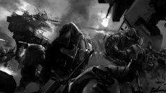 Monochrome science fiction