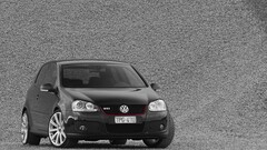 monochrome selective coloring Car vehicle Volkswagen