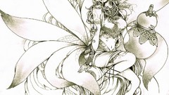 Monochrome tails League of Legends ahri