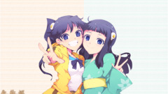 monogatari-series araragi karen Araragi Tsukihi Anime two women