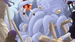 Monsters anime girls touhou houjuu nue octopuses Kraken Hijiri 