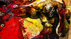 Monsters artwork splatterhouse