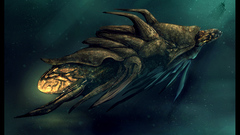 Monsters diver underwater