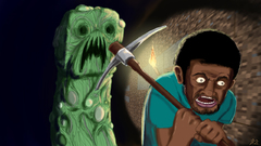 Monsters night scary creeper