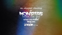 Monsters Typography Afal