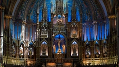 Montreal cathedrals stained glass