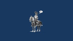 Monty Python and the Holy Grail Knights blue background knight 