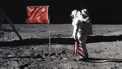 Moon astronauts funny USA fiction soviet union artwork digital 