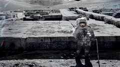 Moon astronauts Photo manipulation