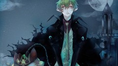 Moon Books green hair