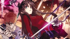 Moon chains fate stay night tohsaka rin emiya shirou type-moon 