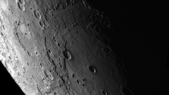 Moon crater Space