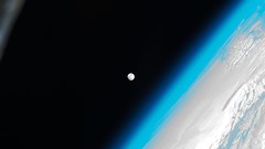 Moon Earth NASA ozone outer space International Space Station 
