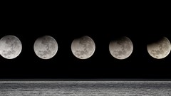 Moon eclipse moon phases