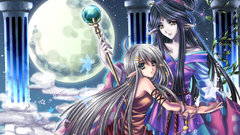 Moon elves anime girls