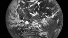 Moon from high main seen americas