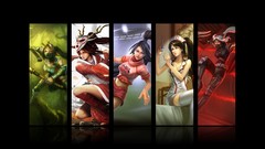 Moon game blood crimson league League of Legends nurses Akali 
