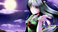 Moon horns anime girls touhou kamishirasawa keine video games 