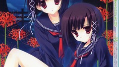 Moon school uniforms twins