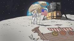 Moon Vikings Redneck