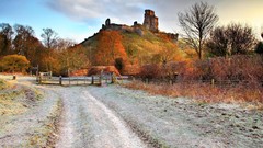 Morning castle frosty