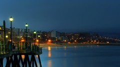 Morning fishermen cities cityscapes